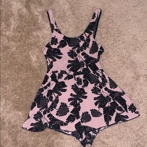 Tropical Print Romper (S)